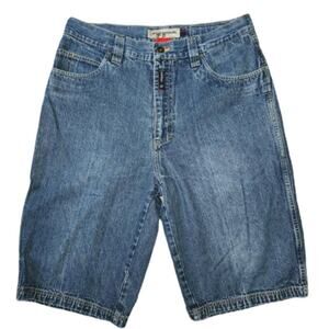 Willie Esco Jeans, Blue, Vintage baggy shorts, 90s hip hop clothing || W34 ||EUC